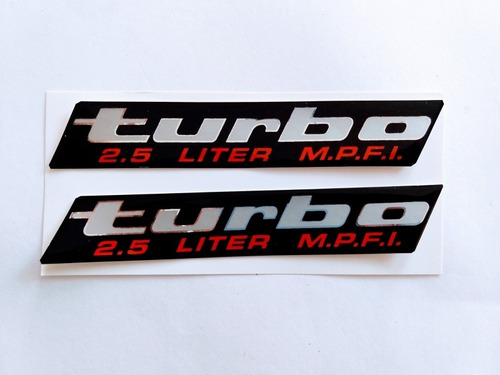 Emblema Lateral  Chrysler Spirit O Shadow Turbo 2.5 Liter  Foto 2