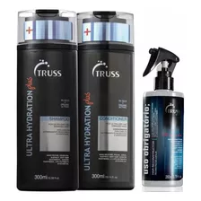  Truss Kit Ultra Hydratation Plus + Shampoo + Cond + Uso Obrig. + Kit