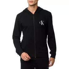 Moletom Calvin Klein Masculino Hoodie Ck One Basic Preta