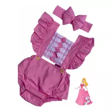 Conjunto Body De Bebê Menina Infantil Super Luxo Princesas