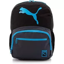 Mochila Puma Casual Backpack Evercat Cyclone Color Negro Diseño De La Tela Liso