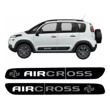 Faixa Lateral Adesivo Preto Air Cross 2016/ Citroen Aircross