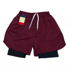 Paquete De Diez Short Deportivo Licra Hombre Gym Ejercicio