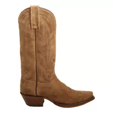 Bota Vaquera Mujer Gamuza Original Caborca Edicion Limitada