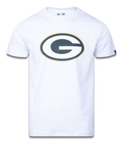 Camiseta New Era Manga Curta Nfl Time Green Bay Packers Logo