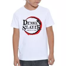 Camiseta Infantil Demon Slayer Kimetsu No Yaiba Anime #05