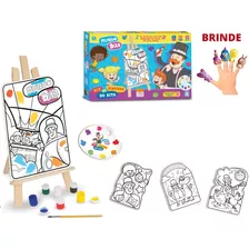 Kit Pintura Mundo Bita Infantil C/ Cavalete - Nig Brinquedos