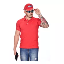 Camisa Gola Polo Hb Preto Marinho Branco Chumbo