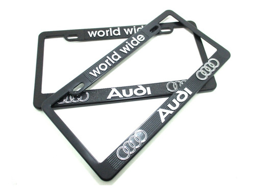 Portaplacas Audi Marco A3 Q7 A4 A6 S5 S6 2 Piezas Foto 3