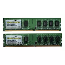 Kit 2 Uni Memória Ddr2 2gb 800 Mhz 4gb (2x2gb) Original 