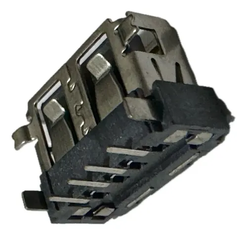 10 Unidades Jack Conector Hembra Usb 90º Pcb Placa Soldar 3