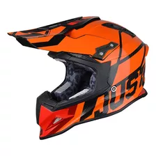 Casco Para Moto Just 1 Emergency R Talla M Color Negro 1677