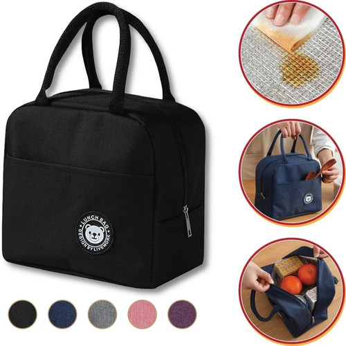 Bolsa Térmica Feminina Masculina Porta Marmita Lanche Bebida