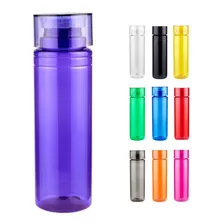 25 Cilindros Plástico Agua 850ml Colores Anfora Botella Agua Color Morado