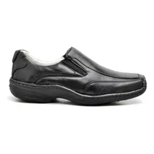 Sapato Comfort Masculino Social Elegante Em Couro - Ref 2015