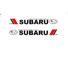 1 Par, Pegatina Doble Subaru Para Vehiculos .