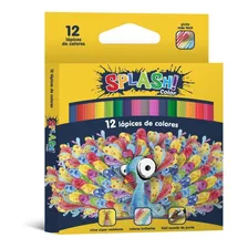 Lapices De Colores Splash! Cortos Caja X12 U