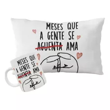 Kit Caneca E Almofada Presente Namorada Esposa Palito Meme