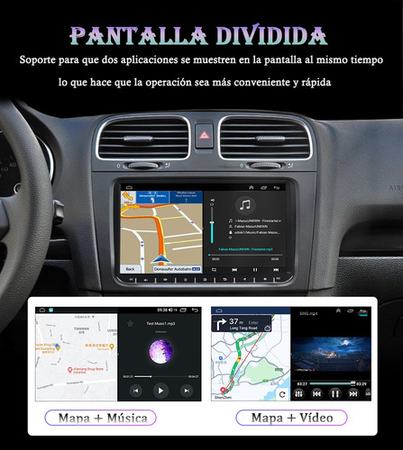 Estereo Pantalla Android Carplay 8+128g Para Vw Touareg T5 Foto 5