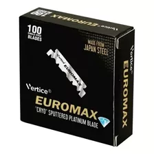 Lâmina Barbear Euromax Platinum 100 Und Aço Japonês