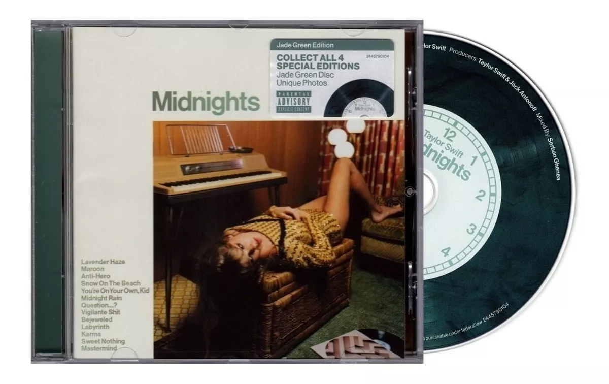 Taylor Swift Midnights Disco Cd - Ediciones Diferentes