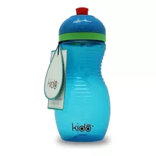 Botella Kido Keep Giratoria 380ml Anti Derrame Para Niños Color Azul