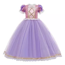 Rapunzel Sophia Princesa Vestido Disfraz Cosplay Para Niños A