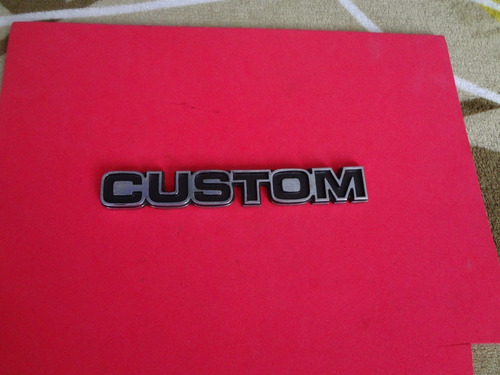 Emblema Ford Custom Original  Metalica Foto 3