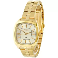 Relógio Orient Feminino Lgss0060 C1kx Dourado Quadrado