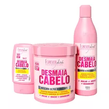 Kit Ultra Hidratante Desmaia Cabelo Forever Liss 3 Itens