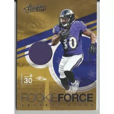 2016 Absolute Rookie Force Jersey Kenneth Dixon Ravens /99