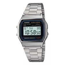 Relógio Casio A158 Cronômetro Alarme Wr Calendário Puls. Aço