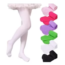 Mallas De Niña Panti Lisas Nylon Colores Para Danza Disfraz