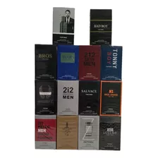 *** 3 Pzs Perfume Económico Varias Fragancias Hombre Y Mujer