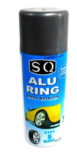 Pintura Spray Para Rines Color Aluminio Sq