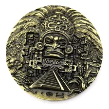 Moneda De Coleccion Queambler Moneda Conmemorativa 3d Maya