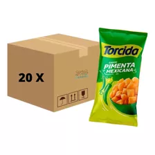 Salgadinho Torcida Caixa Kit 20un Pimenta Bacon 70g Sabores