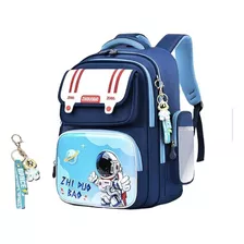 Mochila Escolar De Espalda Infantil Morral Notebook Espacial