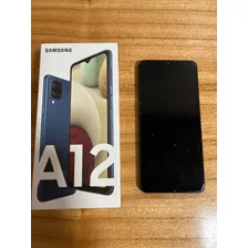 Teléfono Celular Samsung Galaxy A12 Color Azul. 64 Gb