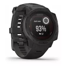 Smartwatch Garmin Solar Instinct Standard 0.9 Caja 45mm De Polímero Reforzado Con Fibra Graphite, Malla Graphite De Silicona Y Bisel Graphite De Polímero Reforzado Con Fibra