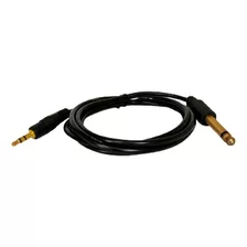 Cable Jack Plug 3.5mm Stereo A 6.3mm Mono