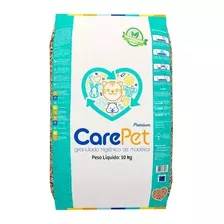 Areia Granulada De Madeira Carepet Premium Para Gatos - 10kg