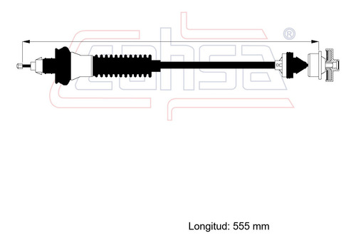 Cable Embrague P/ Peugeot 206 1.1l 1998-2000 1.6l 2005 2006- Foto 2