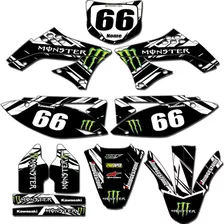 Kit Adesivo Gráfico Para Kxf 250 2009 A 2012 Kxfc-18