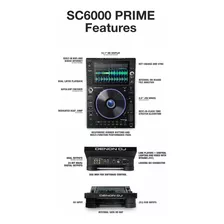 Controlador De Dj Denon Sc6000 Preto