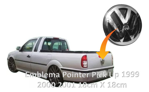 Emblema Pointer Pick Up 1999 2000 2001 18cm X 18cm Foto 3