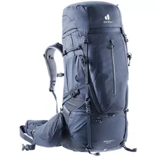 Mochila Cargueira Aircontact X 60 15 C/ Daypack Deuter Cor Azul