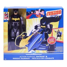 Figura Batman + Vehiculo Combate Mattel 