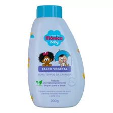 Talco Vegetal Turma Da Mônica Baby Bons Tempos Lavanda 200g