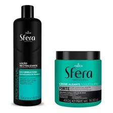 Neutralizante + Creme Alisante Forte Tioglicolato De Amônia Fragrância Do Tratamento Agradável Cor De Cabelo